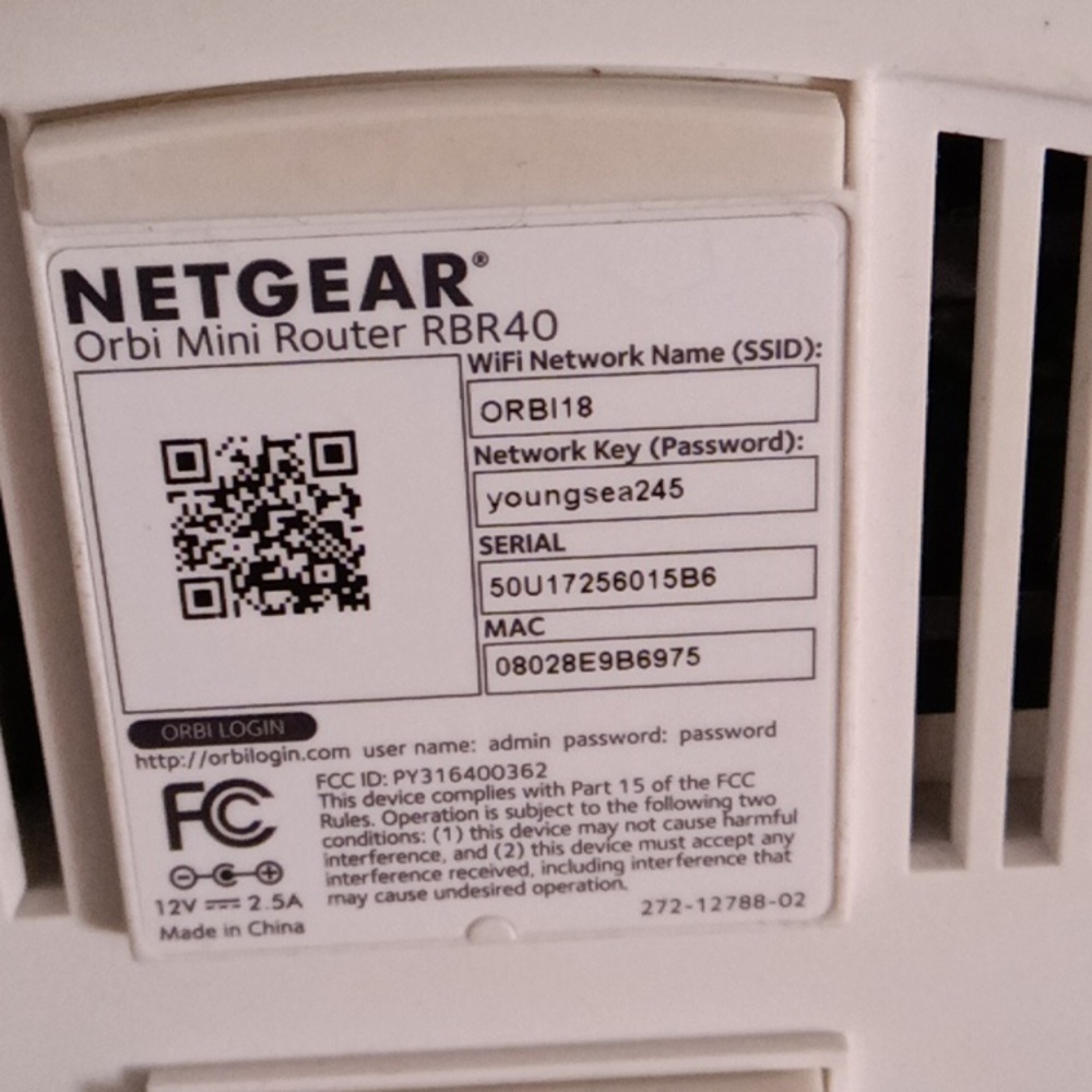 Netgear Orbi RBR40 Whole Home WiFi Router - Picture 3 of 3